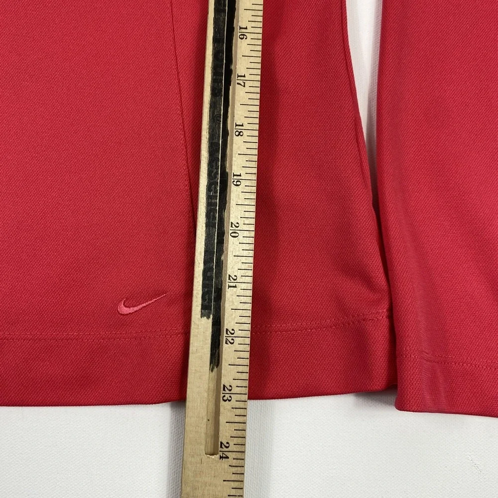 Nike Golf Polo Shirt Womens Medium Sanctuary Cat Island SC Long Sleeve Dri-Fit